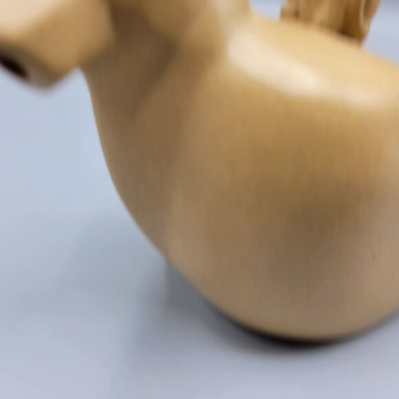 Vintage Chinese Monkey w/ Baby Monkey Shaped Teapot Clay Signed/Stamped - Picture 16 of 16